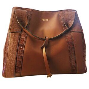 Radley London Baylis Road Faux Croc Bags Women's Medium Dark Brown